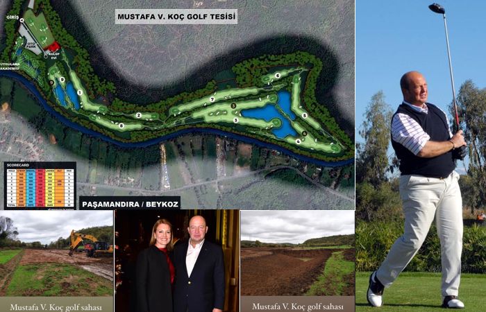Mustafa Koç’un golf sahası 29 Ekim 2022’de açılacak.