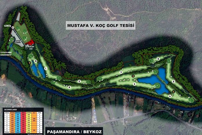 Mustafa Koç'un golf sahası 29 Ekim 2022'de açılacak.
