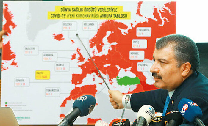 Corona Virüsü gerçek vaka sayısında Türkiye, Avrupa’da 1’inci oldu