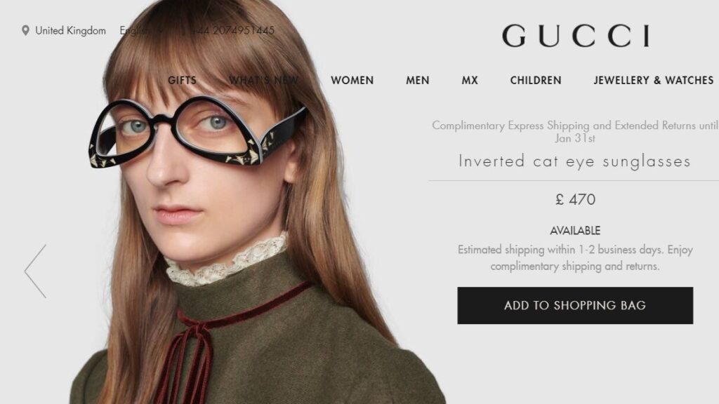 Gucci’nin ters güneş gözlükleri alay konusu oldu