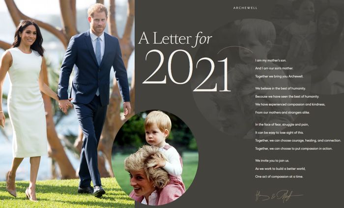 Annesinin oğlu Prens Harry’den 2021’e mektup
