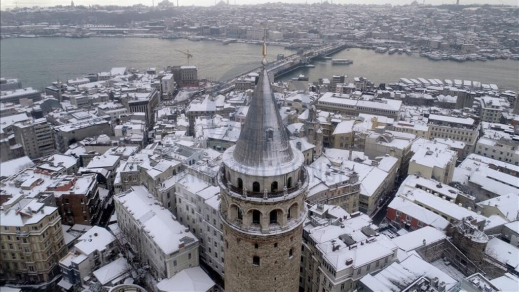 Balkanlar’dan gelen kar İstanbul’un kapısına dayandı