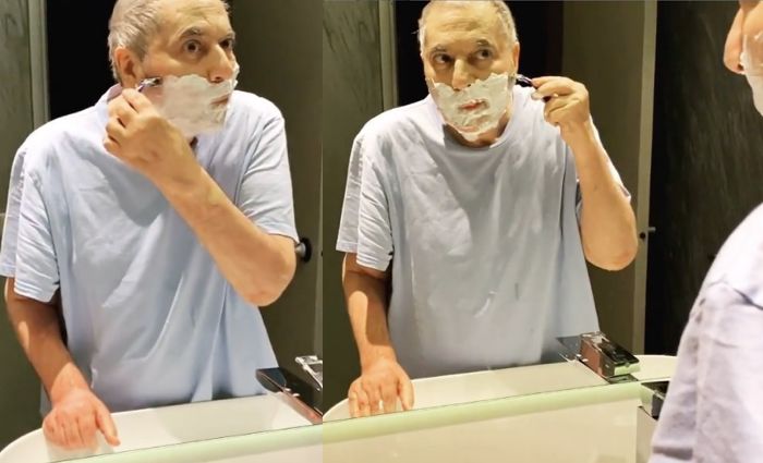 Mehmet Ali Erbil, iki yıl sonra ilk tıraşını oldu