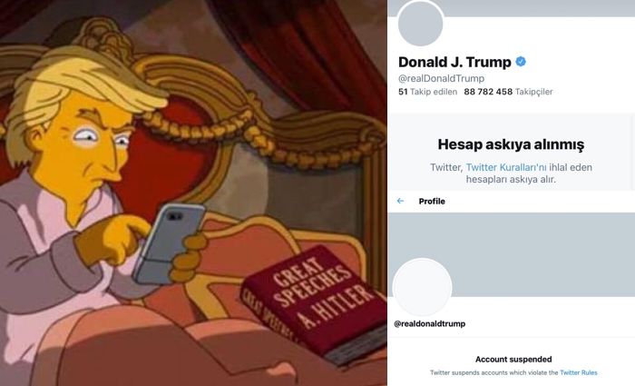 Simpsonlar, Donald Trump’a sosyal medya darbesini de bildi.