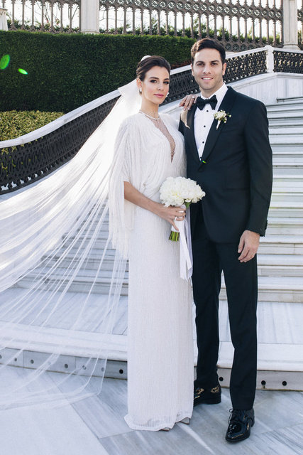 Aslışah Alkoçlar ile Kaan Demirağ, Four Seasons Bosphorus Hotel'de evlendi