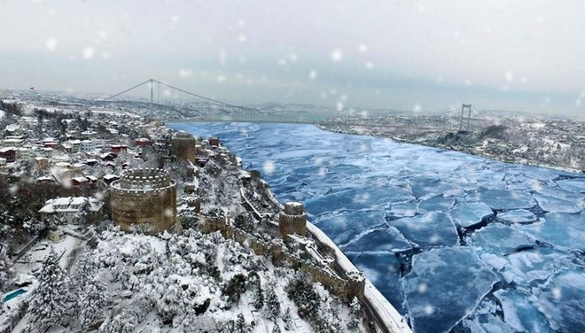 Küresel soğumayla İstanbul Boğazı donacak