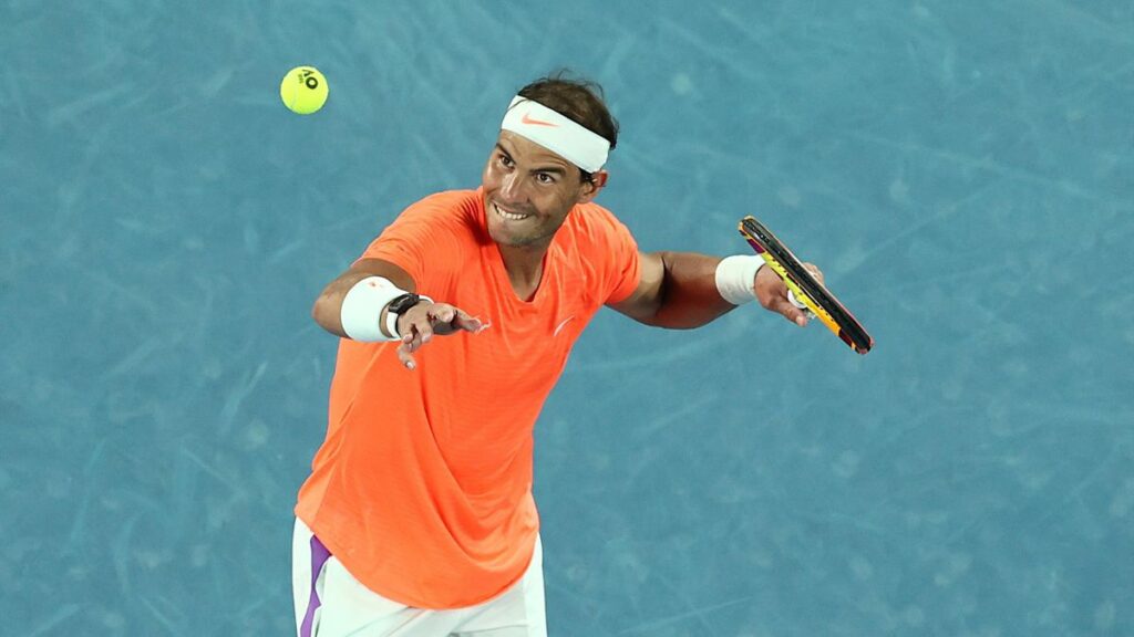 Avustralya Açık’ta Rafael Nadal’a el hareketi