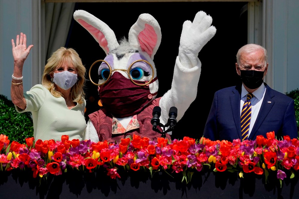 Paskalya Tavşanı, Joe Biden ve Jill Biden ile Beyaz Saray’a geri geldi.