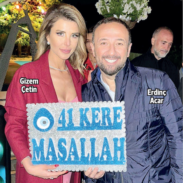 Erdinç Acar yeni sevgilisi Gizem Çetin ile fotoğraflarını paylaştı