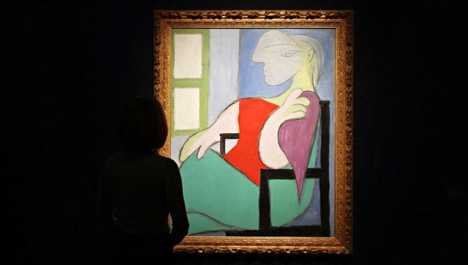 Picasso’nun ‘Pencerenin yanında oturan kadın’ tablosu 103 milyon dolara satıldı