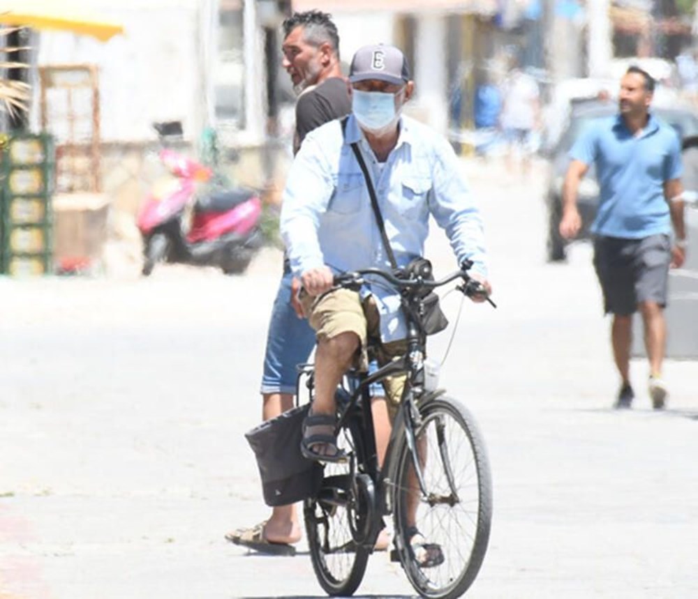 Şener Şen'in bozulan bisikleti için Datça esnafı seferber oldu