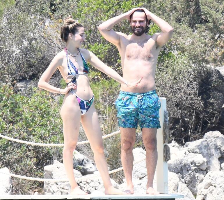 Birkan Sokullu ve sevgilisi Eda Gürkaynak tatilde sarmaş dolaş