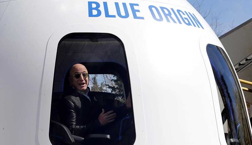 Uzaya gidecek olan Jeff Bezos için ‘Dünyaya dönmesin’ kampanyası