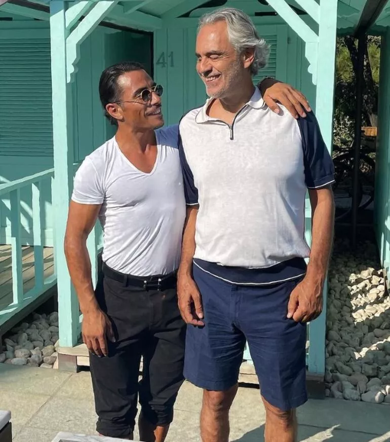 Nusret Gökçe, 37. yaşını Andrea Bocelli ile kutladı.