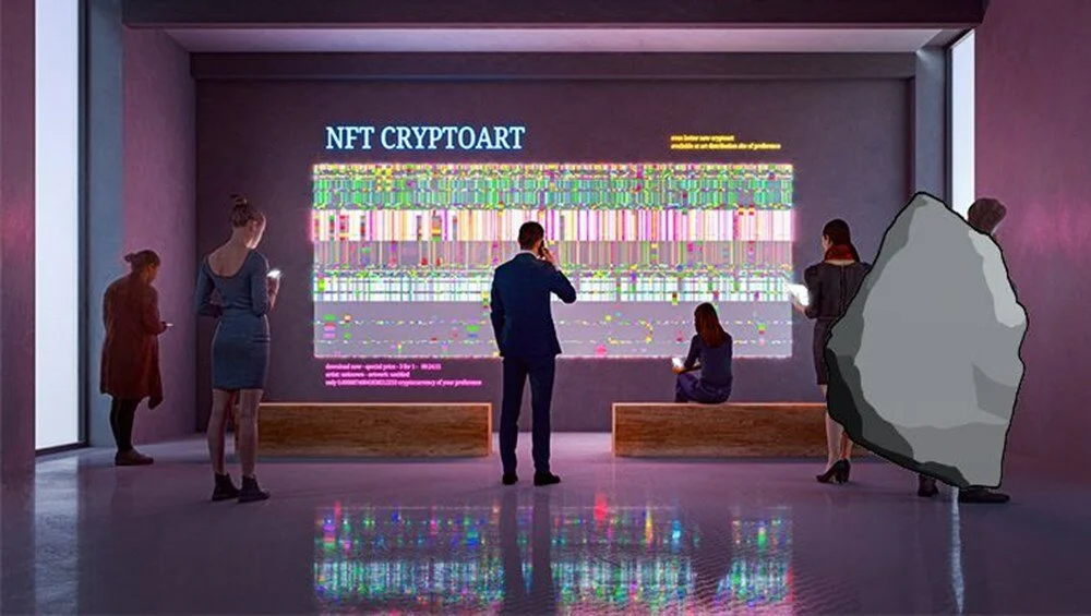 NFT piyasası çıldırdı: Taş görseline 1.3 milyon dolar ödendi