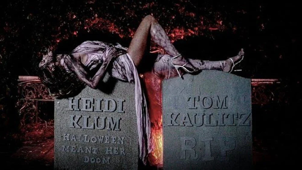 Heidi Klum, Cadılar Bayramı’nda korku filmi videosu çekti.