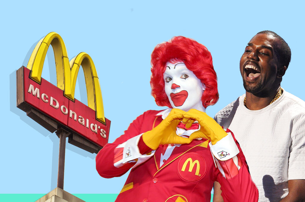 Kanye West, McDonald’s ile bir araya geldi
