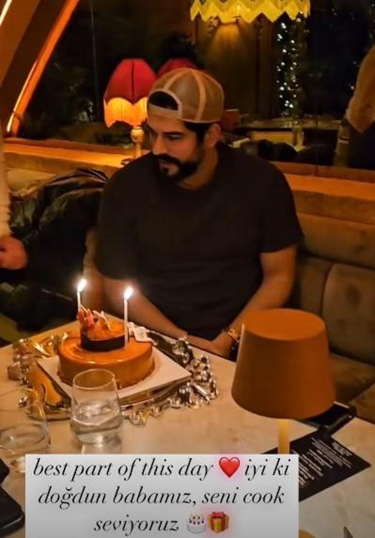 Fahriye Evcen ve Burak Özçivit'in Mutlu Aile Kutlaması