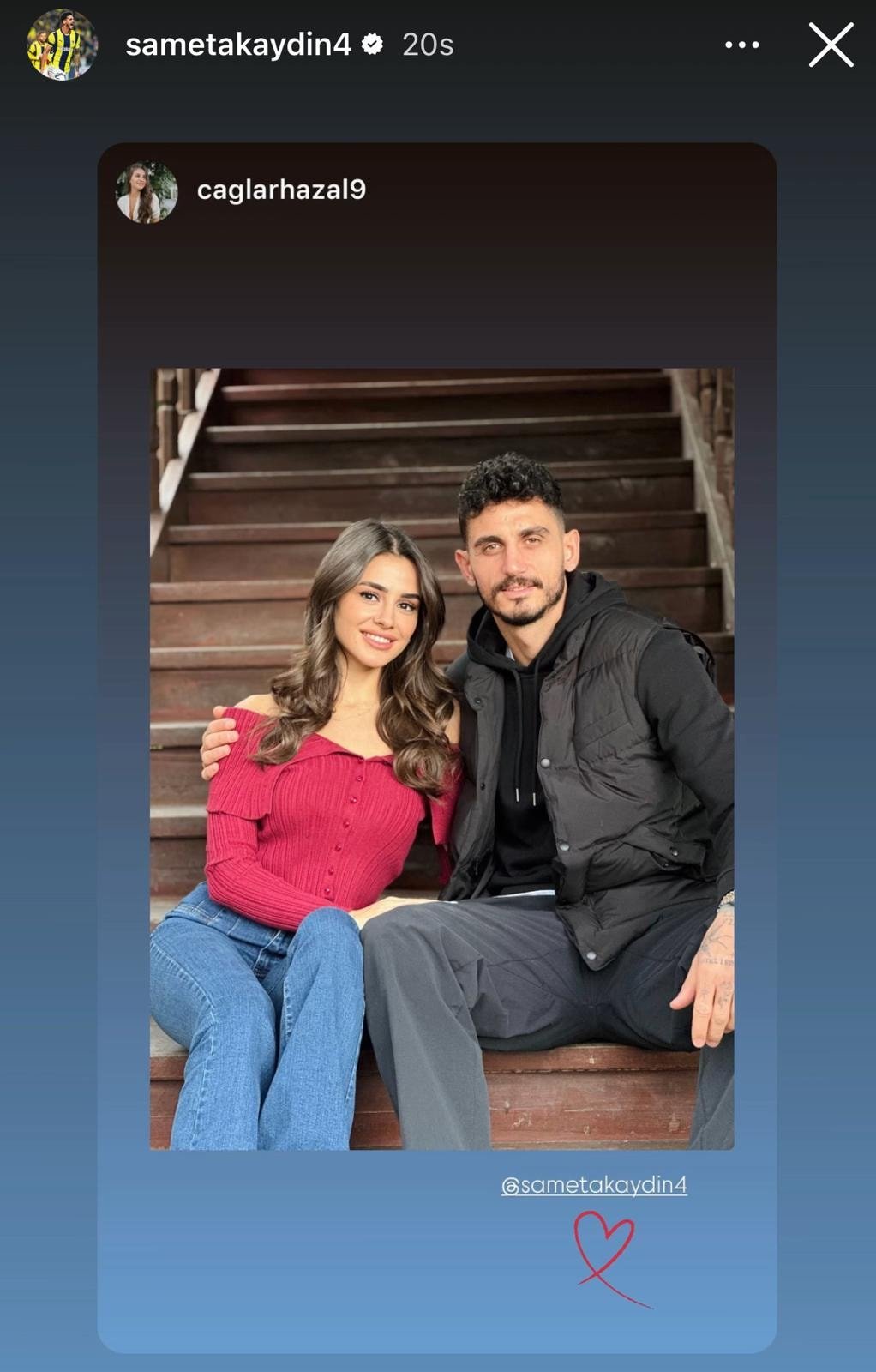 Hazal Çağlar ve Samet Akaydin Aşklarını Duyurdu