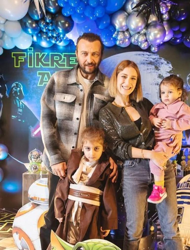 Hazal Kaya ve Ali Atay'ın Oğulları Fikret Ali'nin Doğum Günü Kutlaması