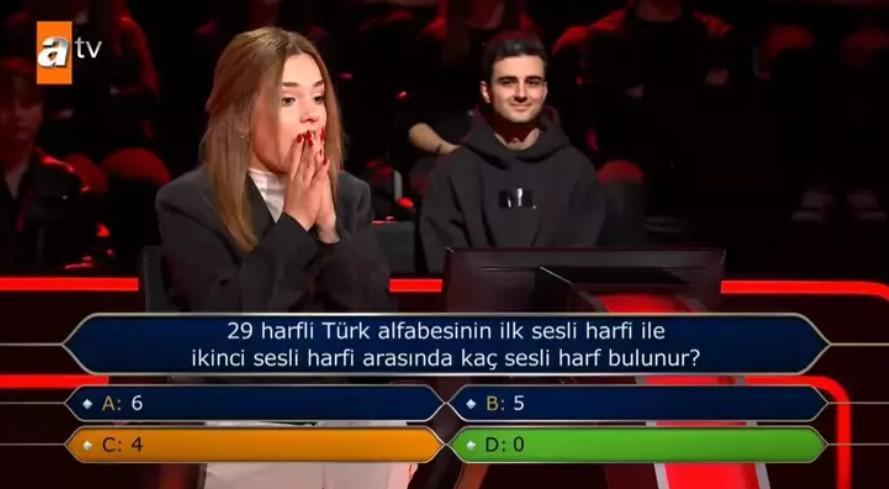 Kim Milyoner Olmak İster'de Yağmur Gökaydın'ın Zor Anları