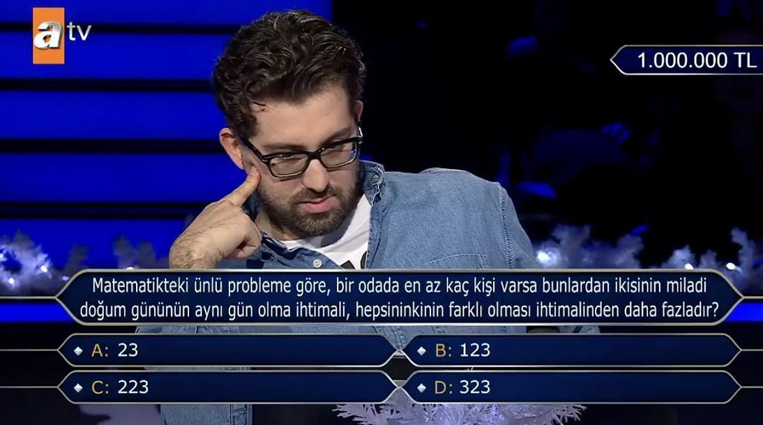 Doğu Demirkol, Kim Milyoner Olmak İster Yılbaşı Özelinde 500 Bin TL Kazandı