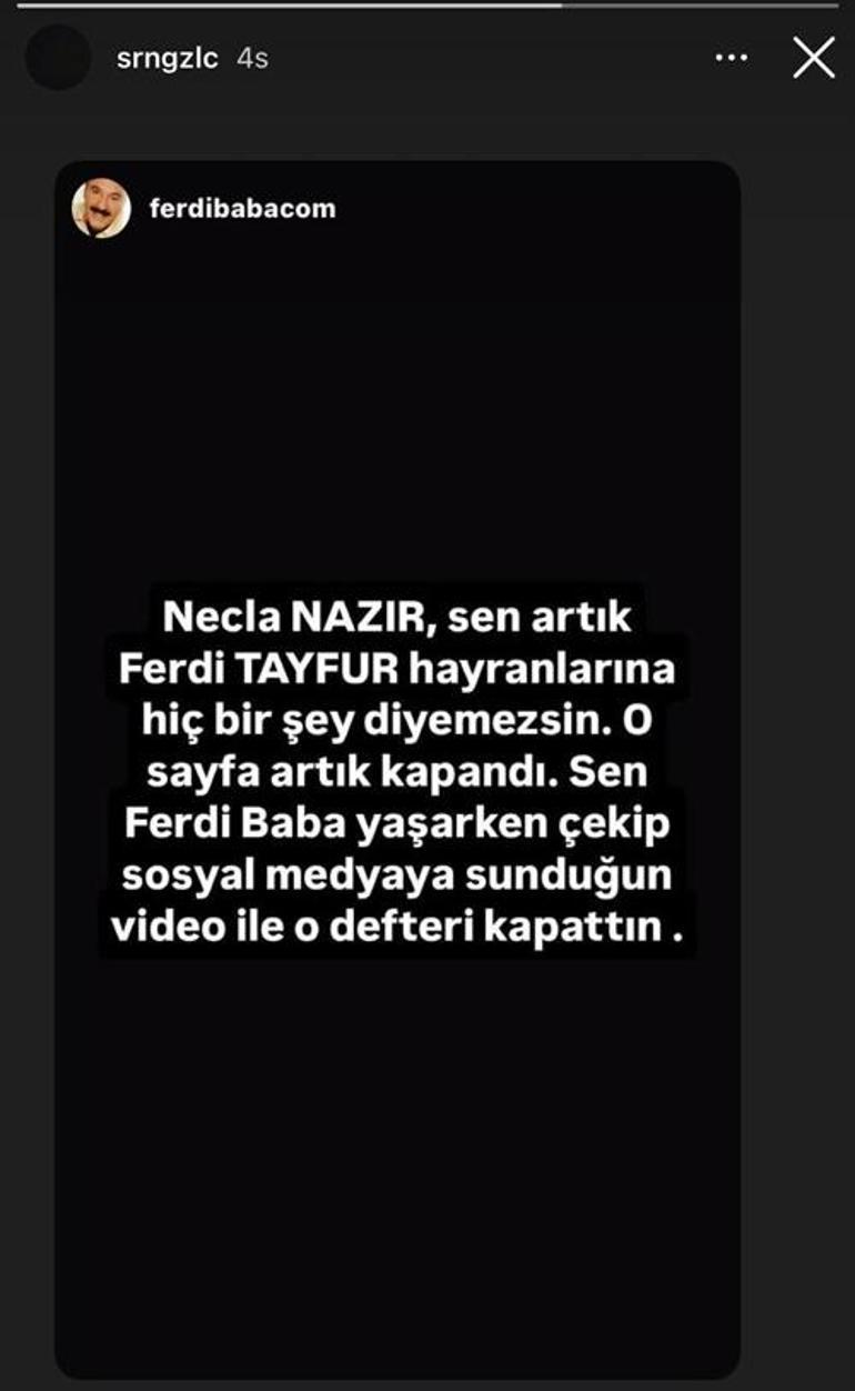 Necla Nazır'a Gelen Tepkiler