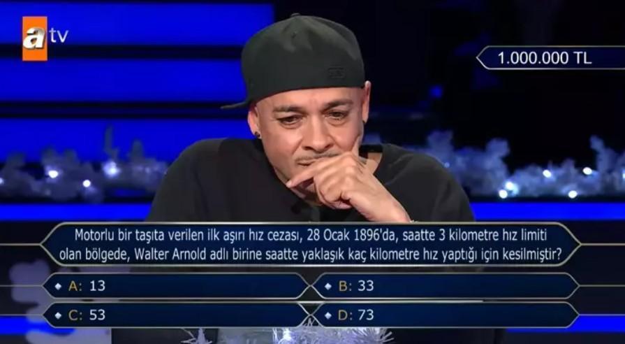 Kim Milyoner Olmak İster Yılbaşı Özel Programında Ceza'nın Başarısı
