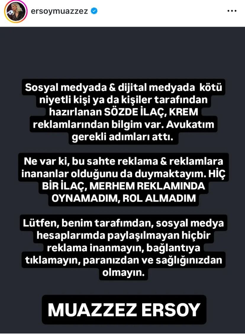 Muazzez Ersoy'un İsim Hırsızlığına Dikkat!
