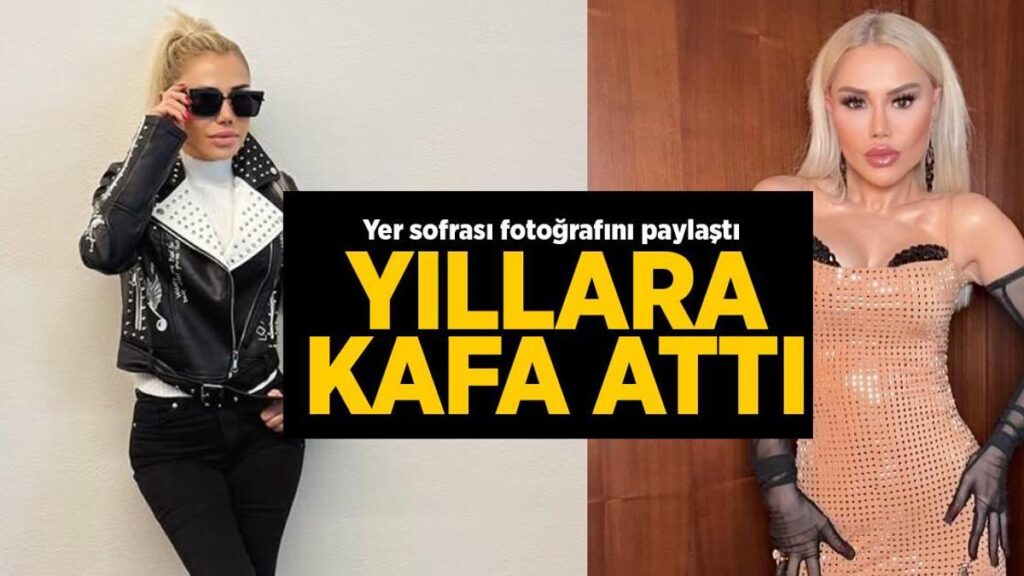 Ceylan yer sofrası fotoğrafını tekrar çekti! ‘Yıllara baş atmışım’