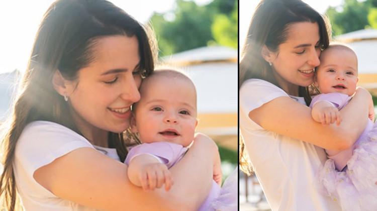 Nihayet anneciğinin kucağında… Sevgili karıcığım… Varlığın hayatıma sevinç getiriyor!