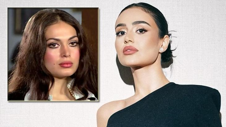 Elif Buse Doğan toplumsal medya akımına uydu! Türkan Şoray makyajıyla dikkat çekti