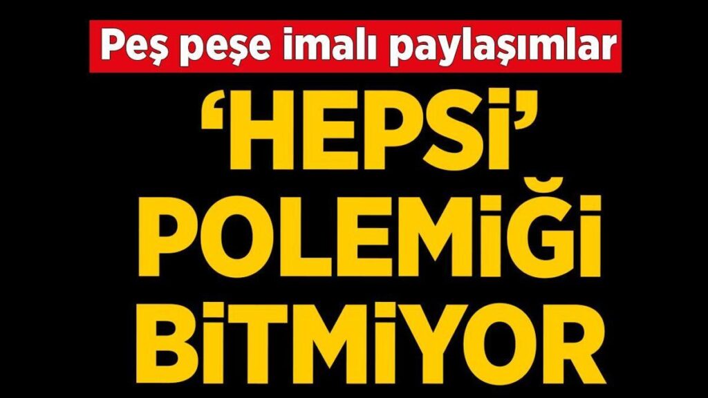 ‘Hepsi’ polemiği! Gülçin Ergül ve Cemre Kemer’den peş peşe imalı paylaşımlar