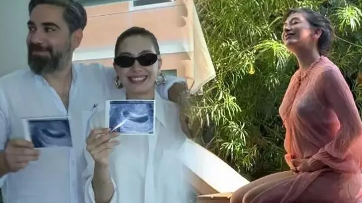 Neslihan Atagül ve Kadir Doğulu’nun memnun günü! Birinci çocuklarını kucaklarına aldılar
