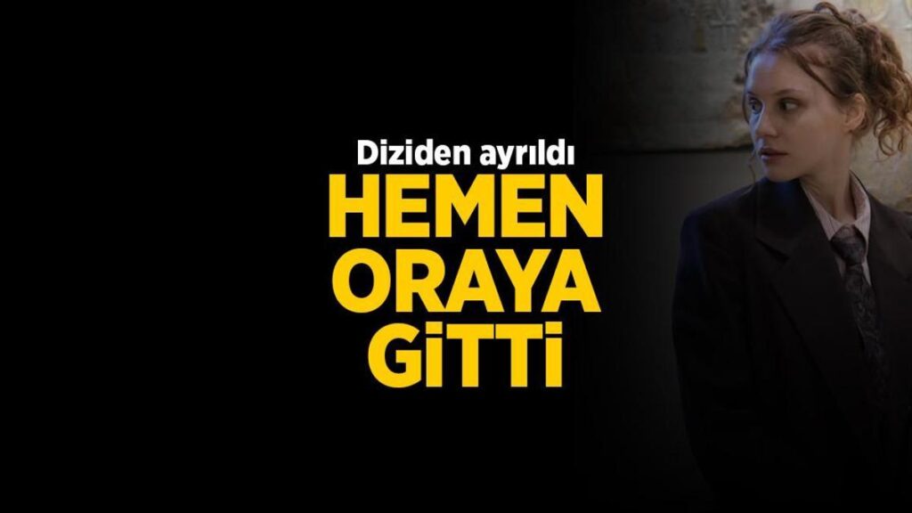 Rol aldığı diziye veda etmişti! Ahsen Eroğlu soluğu orada aldı