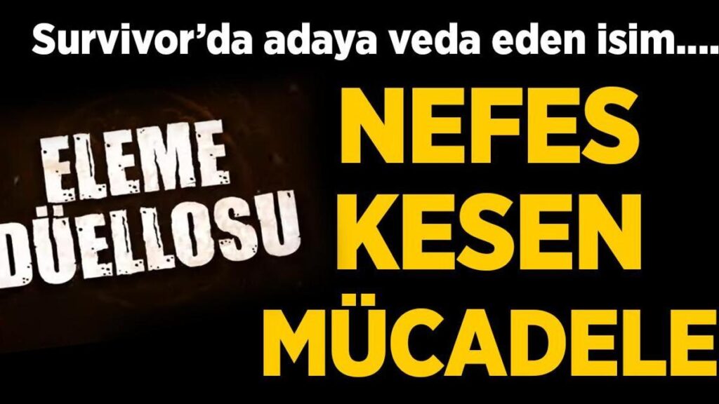 Survivor’da elenen isim belirli oldu! İşte 9 Mart 2025 akşamı adaya veda eden yarışmacı…