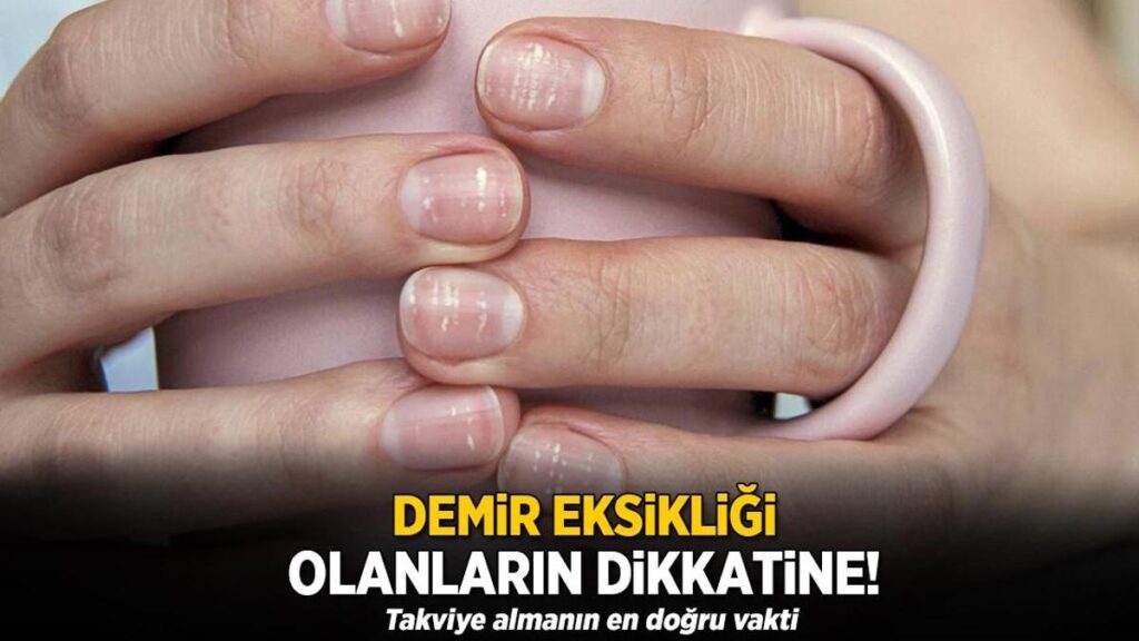Her vakit destek işe yaramaz! Demir eksikliği için en yanlışsız vakit