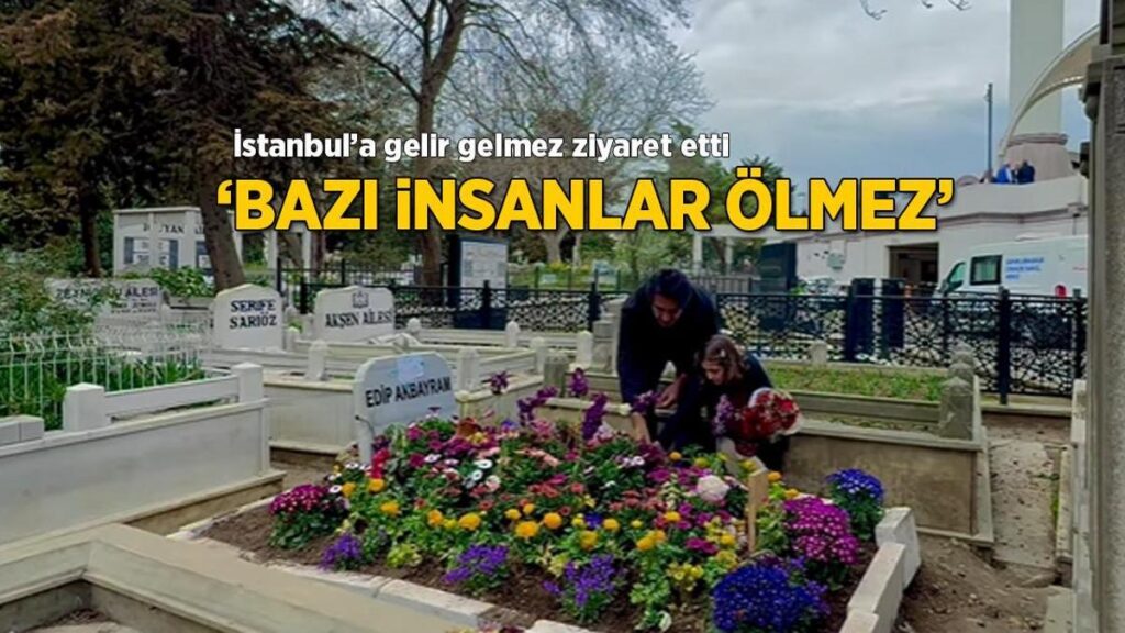Mahsun Kırmızıgül, Edip Akbayram’ın mezarını ziyaret etti! ‘Bir defa daha anladım ki birtakım beşerler ölmez’