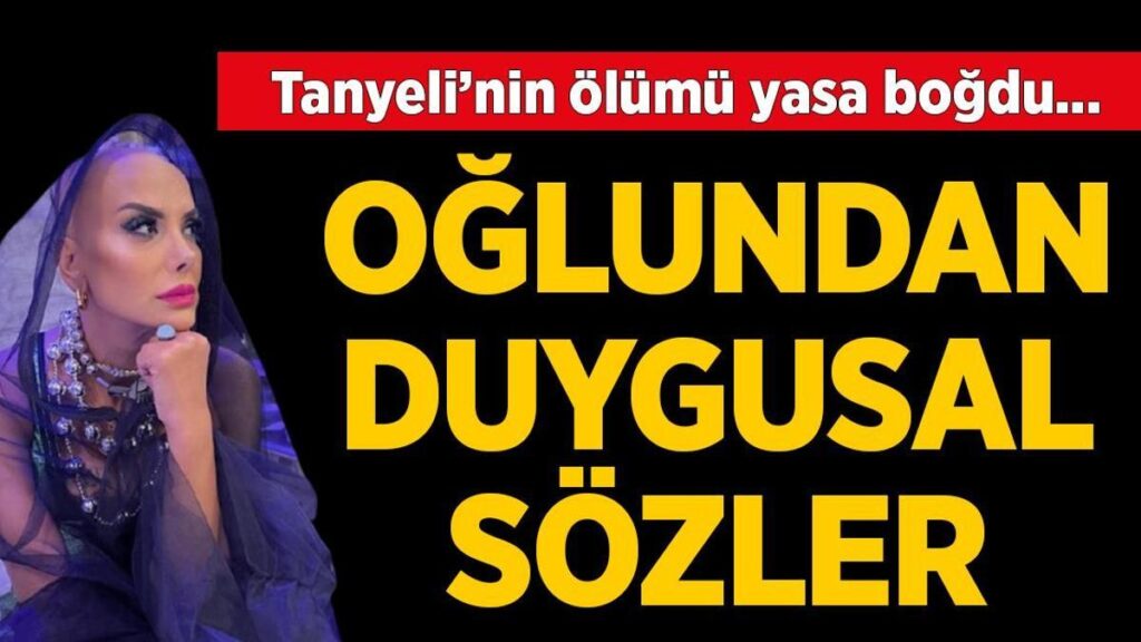 Vefatıyla yasa boğdu! Tanyeli’nin oğlu Taylan’dan yeni paylaşım
